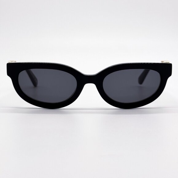 NEW OFF-WHITE OERI13D SPARKS 1007 SUNGLASSES WOMEN ROUND BLACK - Picture 2 of 10